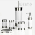 Rubber Oil Coating Stainless Steel Bathroom Accessories Set (WBS0509D)